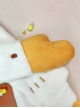 Good Big Goose Series Sweet Daily All-Match Embroidery White Goose Plush Winter Warm Sweet Lolita Scarf