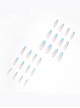 Long Ballet Series Marine Simple Line Matte Detachable Finished Disposable Manicure Nail Pieces