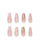 French Series White Twill Sequins Small Daisy Detachable Finished Disposable Manicure Nail Pieces