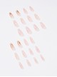 French Series White Twill Sequins Small Daisy Detachable Finished Disposable Manicure Nail Pieces