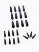 Long Ballet Series Solid Color Simple Matte Detachable Finished Disposable Manicure Nail Pieces