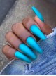 Long Ballet Series Solid Color Simple Matte Detachable Finished Disposable Manicure Nail Pieces