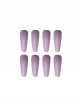 Long Ballet Series Solid Color Simple Matte Detachable Finished Disposable Manicure Nail Pieces