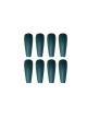 Long Ballet Series Solid Color Simple Matte Detachable Finished Disposable Manicure Nail Pieces