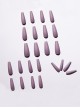 Long Ballet Series Solid Color Simple Matte Detachable Finished Disposable Manicure Nail Pieces