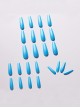 Long Ballet Series Solid Color Simple Matte Detachable Finished Disposable Manicure Nail Pieces