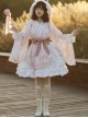 Japanese Ruffled Collar Large Sleeves Bowknot Classic Lolita Long-Sleeved Dress