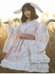 Japanese Ruffled Collar Large Sleeves Bowknot Classic Lolita Long-Sleeved Dress