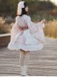 Japanese Ruffled Collar Large Sleeves Bowknot Classic Lolita Long-Sleeved Dress