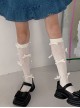 Pure Color Sweet Three-Dimensional Bowknot Thin Section Velvet Preppy Sweet Lolita Socks