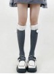Autumn Winter Japanese Warm Plush Cute Fur Ball Daily Sweet Lolita Mid-Tube Calf Socks