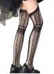 Gothic Retro Court Sexy Fishnet Black Gothic Lolita Suspender Pantyhose