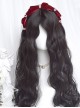 Earl Gray Tea Series Retro French Middle Score Natural Black Water Ripple Classic Lolita Wig