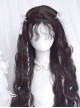 Earl Gray Tea Series Retro French Middle Score Natural Black Water Ripple Classic Lolita Wig