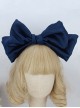 Solid Color Widening Satin Ribbon Can Be Shapeable Oversized Bow Sweet Lolita Headband