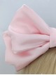Solid Color Widening Satin Ribbon Can Be Shapeable Oversized Bow Sweet Lolita Headband