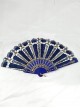 Classical Court COS Gorgeous Retro Baroque Style Pattern Gothic Lolita Fan