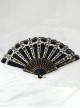 Classical Court COS Gorgeous Retro Baroque Style Pattern Gothic Lolita Fan