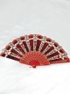 Classical Court COS Gorgeous Retro Baroque Style Pattern Gothic Lolita Fan