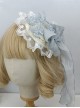 Miss Fulla Three-Dimensional Embroidery Butterfly Retro Lace Bow Classic Lolita Little Top Hat Hair Clip