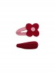 Pastoral Style Solid Color Rainbow Flower Classic Lolita Kids Hair Clip