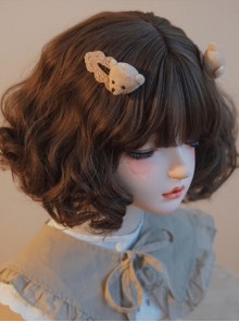 Cute Handmade Bear Yarn Woven Sweet Lolita Hair Clip