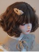 Cute Handmade Bear Yarn Woven Sweet Lolita Hair Clip