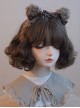 Plush Cute Little Bear Ear Bow-Knot Decoration Sweet Lolita Headband