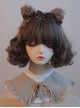 Plush Cute Little Bear Ear Bow-Knot Decoration Sweet Lolita Headband