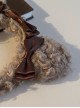 Plush Cute Little Bear Ear Bow-Knot Decoration Sweet Lolita Headband