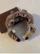 Autumn Winter Plaid Bow-Knot Satin Ribbon Ruffle Plush Brown Small Bear Ears Sweet Lolita Headband