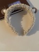 Handmade Little Bear Ears Autumn Winter Khaki Imitation Lamb Velvet Sweet Lolita Headband