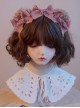 Pink Handmade Bow-Knot Knot Plush Little Bear Ears Sweet Lolita Headband