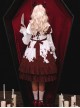 Romeo Series Doll Collar Puff Sleeve Bloody Gothic Lolita Short-Sleeved Dress