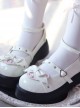 Devil'S Sweetheart Series Sweet Cool Love Bat Wings Bow Knot Round Toe Cute Punk Lolita Shoes