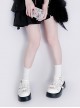 Devil'S Sweetheart Series Sweet Cool Love Bat Wings Bow Knot Round Toe Cute Punk Lolita Shoes