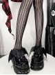 Earl Of Darkness Series Round Toe Thick Sole Sweet Cool Rivets Halloween Bat Wings Punk Lolita Shoes