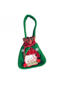 Christmas Gift Santa Claus Snowflake Present Bag Classic Lolita Tote Bag