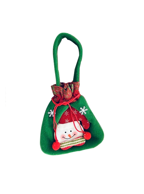 Christmas Gift Santa Claus Snowflake Present Bag Classic Lolita Tote Bag