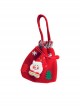 Christmas Gift Santa Claus Snowflake Present Bag Classic Lolita Tote Bag