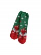 Elk Santa Claus Fox Winter Warm Coral Velvet Christmas Gift Classic Lolita Socks