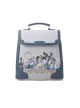 Preppy Angel Print Fashion Versatile Classic Lolita Hand Bag Backpack