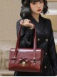 College Style Elegant Uniform Bowknot Exquisite Small Square Bag School Lolita Portable Shoulder Bag