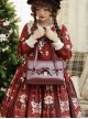 College Style Elegant Uniform Bowknot Exquisite Small Square Bag School Lolita Portable Shoulder Bag
