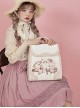 Anime Kitten Print Cute Student Large Capacity Three-Dimensional Cat Claw Print School Lolita Hand Bag Backpack