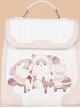 Anime Kitten Print Cute Student Large Capacity Three-Dimensional Cat Claw Print School Lolita Hand Bag Backpack