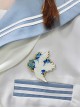 Peace Dove Exquisite Metal Niche Badge Clothes Accessories Classic Lolita Brooch