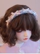 Multicolour Plush Bow-Knot Heart Decoration Classic Lolita Headband