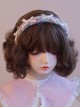 Multicolour Plush Bow-Knot Heart Decoration Classic Lolita Headband