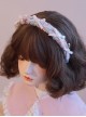 Multicolour Plush Bow-Knot Heart Decoration Classic Lolita Headband